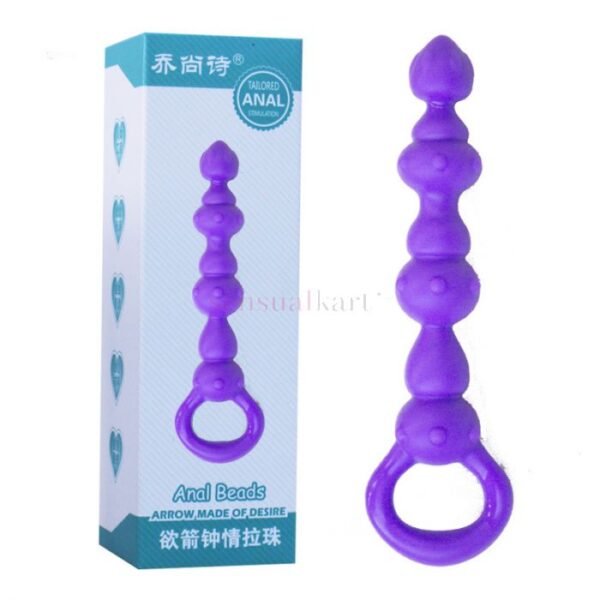 Beaded Jelly Butt Anal Plug Real Skin